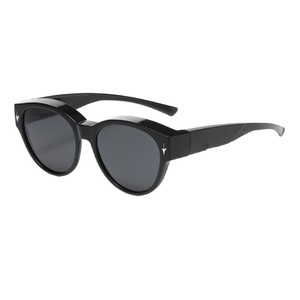 Gafas de Sol Modernas con Marco Negro de PC, Protección UV400, Tipo 3 Lentes, Unisex, Diseño Ligero para Conducir y Uso Diario - Product Image 1
