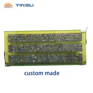 Yingli tier 1 brand grade A cheap high conversion waterproof double glass BIPV solar tile panels bifacial wholesales in stock