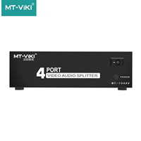 Fabrika Tedarikli Video Anahtarlayıcı Av Monitör Bölücü Rca Ses ve Görüntü 50Hz-5.5Mhz 1 Giriş 4 Çıkış Araç Av Anahtarlayıcı