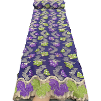 Tissu en dentelle de coton brodé NI.AI avec strass, dentelle suisse africaine, matière pour robe de mariée pour femmes