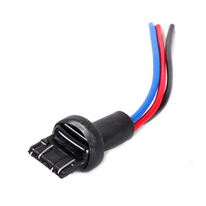 7443 T20 หลอดไฟ LED ซ็อกเก็ตอะแดปเตอร์สายไฟเชื่อมต่อปลั๊กตัวผู้สำหรับไฟเลี้ยวไฟเบรคซ่อมดัดแปลง - Product Image 1