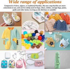 Nhựa Nhẹ Snap Nút 9Mm 11Mm 15Mm Pom Chất Liệu Cho Y Tế Đồng Phục Phòng Thí Nghiệm Áo Bảo Vệ Quần Áo Công Nghiệp Fastener - Product Image 6