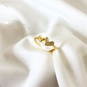 Anillo de Navidad Dylam, Anillos de Moda, Joyería Wuzhou, Anillo de Circonia para Mujer, Oro Original, Anillo de Boda para Pareja, Fabricación Sólida - Product Image 3
