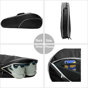 Sac de raquette de tennis et de pickleball super spacieux et léger avec compartiment à chaussures – Vente en gros - Product Image 3