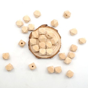 ลูกปัดไม้เมเปิลรูปหกเหลี่ยมขนาด 12 มม. เป็นมิตรกับสิ่งแวดล้อม สำหรับงาน DIY เครื่องประดับ - Product Image 3
