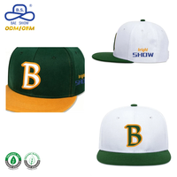 Gorra Snapback de Cinco Paneles con Visera Plana, Estilo Urbano, de Fábrica Directa GRS OEM, con Logotipo Bordado en 3D Personalizado, para Atuendos Casuales Unisex