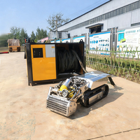 Robot de dragage sous-marin télécommandé, moteur étanche IP68, châssis à chenilles, système de pompage hydraulique pour rivière et étang