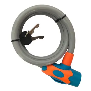 高安全性钢缆锁流行自行车锁电缆三轮车钢丝锁