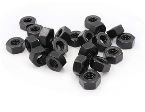 Écrou hexagonal haute résistance de marque ZF A194 <span class=keywords><strong>2H</strong></span> BSF 1 3/4 3/8 5/8 1/4 1/2-8 en acier allié, finition oxyde noir, industrie lourde - Product Image 6