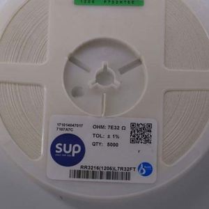 Manufacturer Direct RR3216 1206L7R32FT 1206 3216 Resistors Chip Resistors SMD Resistors 7.32ohm 1% 1/4W Thick Film Resistor - Product Image 1