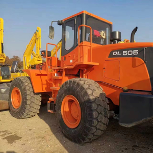 Cargador de tierra Doosan DL505 de segunda mano de alta calidad, cargador Doosan usado con excelentes condiciones de trabajo a la venta - Product Image 1