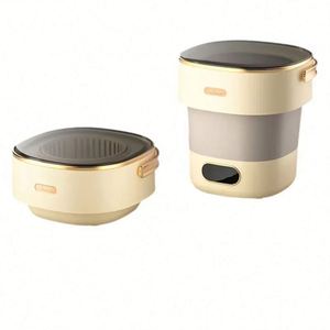 13L Portable Foldable ABS Plastic Washing Machine Spin Dryer Socks Underwear Panties Home Use Large Capacity - Product Image 5
