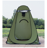Tente de camping portable quatre saisons imperméable et pop-up pour douche extérieure, toilettes, vestiaire, abri de pêche