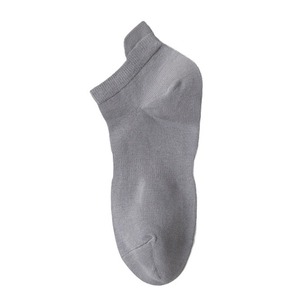 Men's Summer Pure Cotton Ankle Socks Solid Color Antibacterial Anti Slip For Youth Casual Wear - Product Image 5