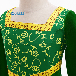 Costume da Principessa <span class=keywords><strong>Fiona</strong></span> per Bambine, Abito per Halloween e Carnevale con Top, Gonne e Mantello - Product Image 3