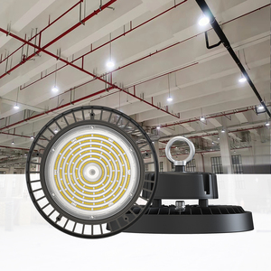 100W 150W UFO LED High Bay <b>Light</b> Heat Dissipation Safety <b>Rope</b> Hook For Warehouse Factory Industrial Lighting Replace Old Lamps - Product Image 3
