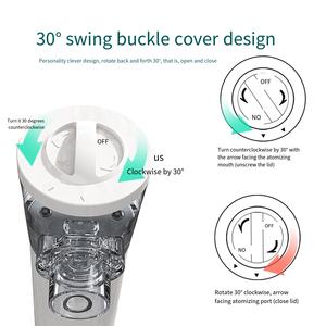 Mesin <span class=keywords><strong>Nebulizer</strong></span> medis portabel penggunaan rumah, Inhaler ultrasonik dengan baterai bawaan, <span class=keywords><strong>Nebulizer</strong></span> jala sumber daya listrik - Product Image 3