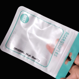 Custom OPP Plastic Self-Adhesive Poly Packing <strong>Bag</strong> <strong>Earphone</strong> Accessories Storage Zipper <strong>Bag</strong> for Usb Date Cables - Product Image 4