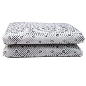 قماش ملمس بنمط زهر البرقوق من الراتينج 1 متر قماش مدعم من البوليستر قماش ملمس دوت مطاطي مضاد للانزلاق - Product Image 6