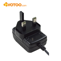 Adaptador de Corriente VOTOO 5V 2A 10W AC/DC con Enchufe para Reino Unido, UE, EE. UU. y Australia, Certificado CE, CB, FCC y RoHS para Routers LED y Electrónicos