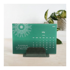 Thấp moq biểu tượng tùy chỉnh hồi giáo Hijri <span class=keywords><strong>2025</strong></span> lịch Ả Rập hàng tuần hàng tháng <span class=keywords><strong>Memo</strong></span> Nhật Ký PU da máy tính để bàn kế hoạch giấy bàn lịch - Product Image 1