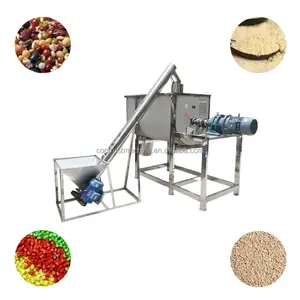 Food Grade 100 L 200 L Horizontal Stainless Steel Dry Powder Mixing Machine Ribbon Mixer / Ribbon Blender