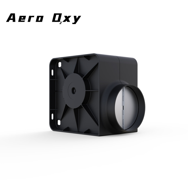 High Airflow Low Noise 100% Copper Motor Ball Bearing Split Duct Fan 100mm Air Inlet 75mm Outlets Plastic Blades Exhaust 22W