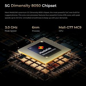 Versión Global Oukitel WP30 Pro 5G, 12GB+512GB, Resistente al Agua, Cámara de 108MP, 11000mAh, Smartphone 5G de 6.78 Pulgadas + 1.8 Pulgadas - Product Image 3