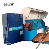 Machine de détartrage et de décapage des fils d'acier de 5 mm à 25 mm, bande abrasive pour le ponçage de la surface des fils métalliques pour la ligne de tréfilage