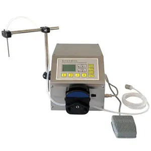 Semi Automatic Vegetable Oil Magnetic Peristaltic Pump Liquid Filling Machine