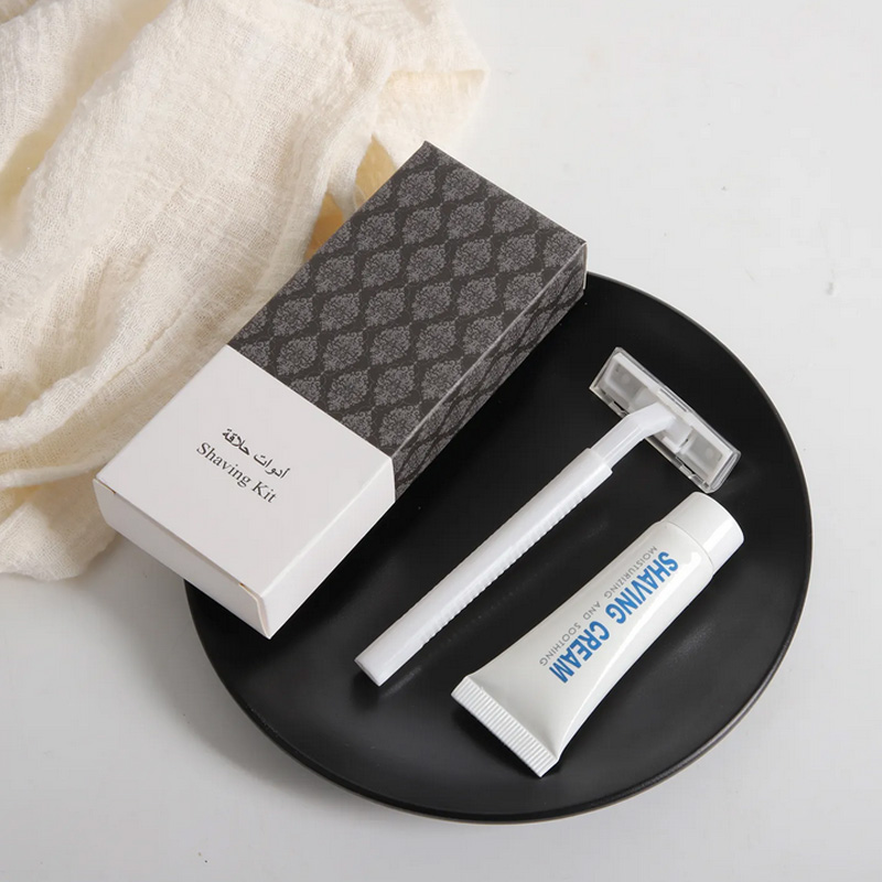 Disposable Shaving Razor and Cream Kits for Hotels and Airline Travel Wholesale Men's Shaving Kits