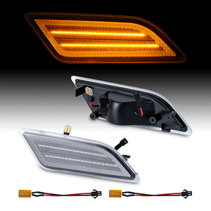 Rõ ràng ống kính phía trước Fender dẫn bên đánh dấu đèn cho Mercedes C-Class w204 C250 C300 C350 C63 Amg bên Bumper đánh dấu đèn - Product Image 4