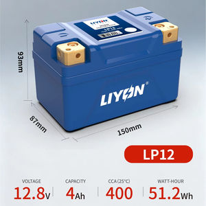 새로운 긴 수명의 리온 LP7 12.8V 4Ah 리튬 라이포4 오토바이 배터리 - Product Image 2