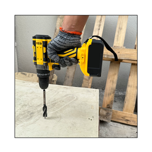 Tournevis à batterie au lithium 21V <span class=keywords><strong>perceuse</strong></span> à percussion sans fil outils électriques couple élevé avec accessoires et 1 pièce de forets supplémentaires - Product Image 1