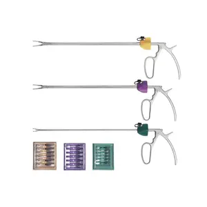 Laparoscopic Bulldog Clamp Applier Detachable 6 Clips Surgical Instruments Set