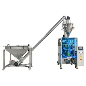 Fully Auto Powder Packing Machine Customized For Flour Chili Baking Soda Sugar Powder Pouch Sachet Bags Sealing Packing Machine