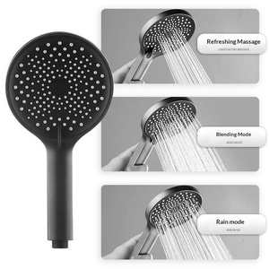 Ensemble de <span class=keywords><strong>douche</strong></span> mural à énergie <span class=keywords><strong>solaire</strong></span> à poignée unique en cuivre Qingshiya avec barre coulissante pour salle de bain - Product Image 4