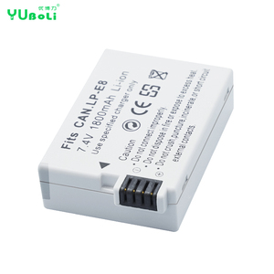 LP-E8แบตเตอรี่กล้อง1800มิลลิแอมป์ต่อชั่วโมงสำหรับ <span class=keywords><strong>Canon</strong></span> <span class=keywords><strong>EOS</strong></span> 550D 650D 600D 700D <span class=keywords><strong>X4</strong></span> <span class=keywords><strong>EOS</strong></span> <span class=keywords><strong>Kiss</strong></span> X5แบตเตอรี่ลิเธียมไอออนแบบชาร์จได้ X6i