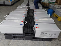 Batterie gel de stockage d'énergie 250ah Batterie solaire 24V Batterie plomb-acide pour la maison