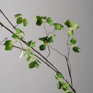 Branche de lotus artificielle Greenway Guanyin en PVC vert pour arrangement floral décoratif pour la maison et la présentation sur bureau - Product Image 4