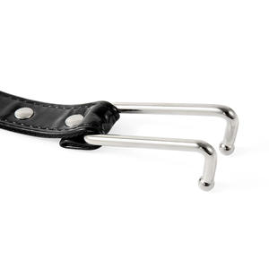 Deri ile çelik burun kanca boyunluk kayış Slave SM köle seks oyuncağı seksi kadınlar için BDSM fetiş burun kanca gerdanlık - Product Image 5
