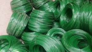 ลวดชุบสังกะสีสำเร็จรูปพีวีซีสีสดใสสำหรับตกแต่งรั้วขอบเขตความปลอดภัยและการอุทธรณ์ภาพ - Product Image 3