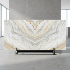 กระเบื้องพอร์ซเลนขัดเงา Canyon Star Book Match Marble ขนาด 600x1200 มม. ผิวมันเงา สำหรับปูพื้นอพาร์ทเม้นท์ - Product Image 5