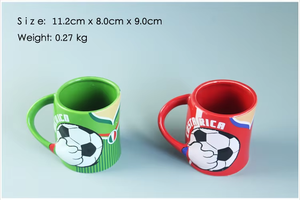 <span class=keywords><strong>Tazas</strong></span> de Café de Cerámica con Asa de Fútbol, Sublimadas y Personalizadas con Logotipo, de Proveedor Chino 2024 - Product Image 4