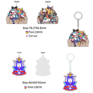 Móc khóa acrylic anime tùy chỉnh thân thiện với môi trường bán chạy - Product Image 6