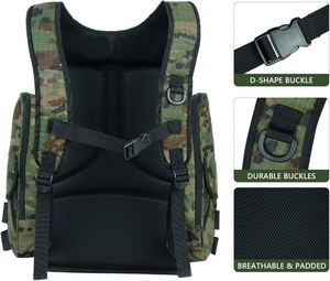 กระเป๋าเป้ตกปลาแบบทดลองใช้ฟรี - กระเป๋าเก็บอุปกรณ์ตกปลาแบบยุทธวิธี Voyager - กระเป๋าสำหรับตกปลาที่มีน้ำหนักเบาและกะทัดรัด - Product Image 2
