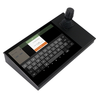 Controlador de joystick PTZ con panel de control central inteligente con pantalla táctil de 10 "con protocolo VISCA y ONVIF compatible