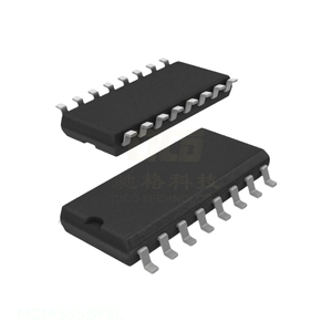 Circuitos Integrados del Fabricante, Canal 16 SOIC (0.209", 5.30mm <span class=keywords><strong>de</strong></span> Ancho), MC14555BFEL, Circuito Integrado Lógico, DECODER/DEMUX 1X2:<span class=keywords><strong>4</strong></span> 16SOEIAJ - Product Image 1