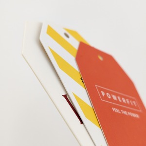 Quần Áo Tay thẻ quần áo nhãn hàng may mặc hangtags thiết kế cao cấp may thẻ các tông màu đen Swing vé trống treo thẻ - Product Image 5