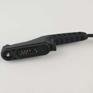 PMLN8341 PMLN8295 Radio bidirectionnelle portable, casque invisible à double fil, bouton PTT, R7 FKP R7 NKP R7A MOTOROLA Talkie-walkie noir - Product Image 6